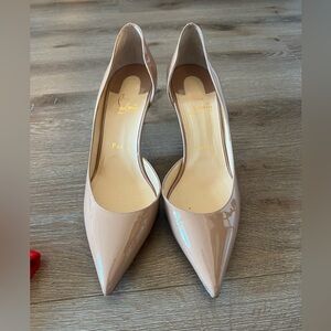 Christian louboutins nude heel